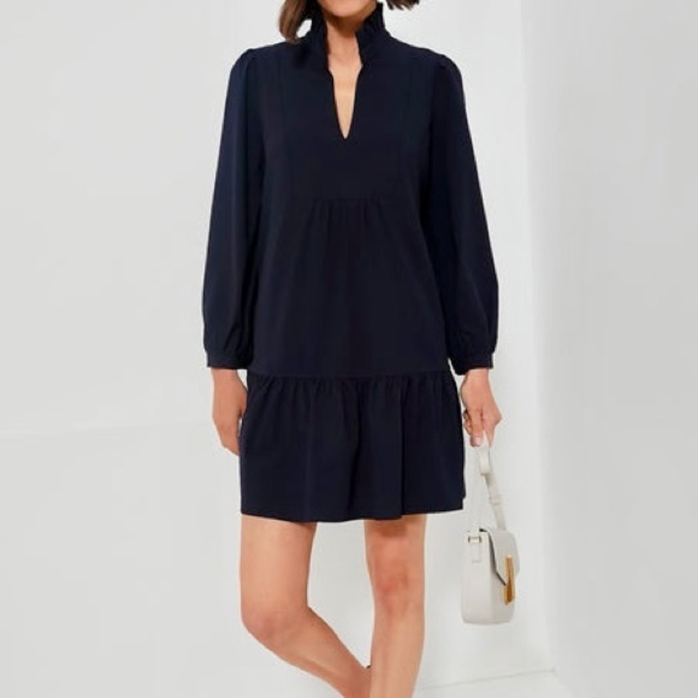 NWT Tuckernuck ‘Navy Crepe Palmerston Dress’ Size XS